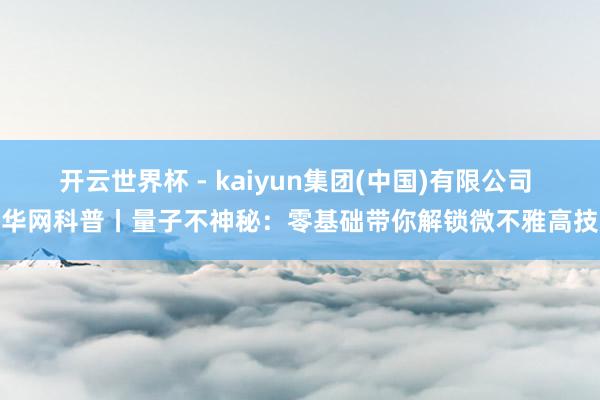 开云世界杯 - kaiyun集团(中国)有限公司 新华网科普丨量子不神秘：零基础带你解锁微不雅高技术