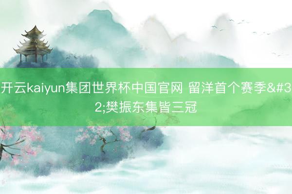 开云kaiyun集团世界杯中国官网 留洋首个赛季 樊振东集皆三冠